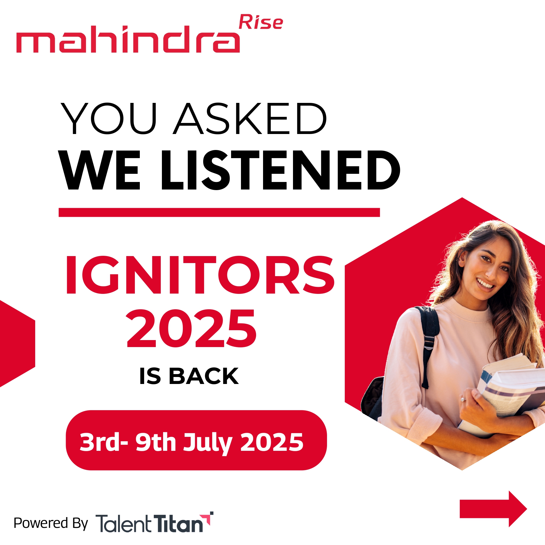 Mahindra Biggest Hiring | BE/Btech | Batch 2025 & 2025 | Exam Date : 03/07 - 09/07